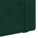 Cap de pat suspendat Verde închis 210 x 55 x 5 cm Catifea - WALTI WALTI