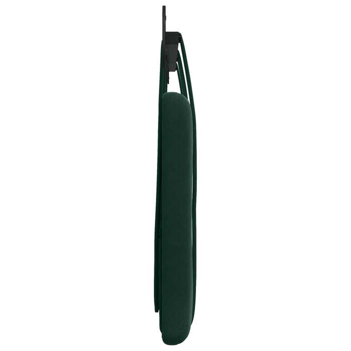 Cap de pat suspendat Verde închis 210 x 55 x 5 cm Catifea - WALTI WALTI