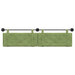 Cap de pat suspendat Verde deschis 210 x 55 x 5 cm Catifea - WALTI WALTI
