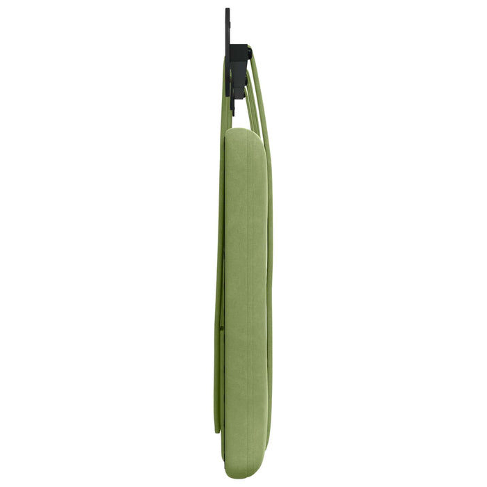 Cap de pat suspendat Verde deschis 210 x 55 x 5 cm Catifea - WALTI WALTI