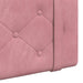 Cap de pat suspendat Pe perete Roz 210 x 55 x 5 cm Catifea - WALTI WALTI