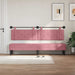 Cap de pat suspendat Pe perete Roz 210 x 55 x 5 cm Catifea - WALTI WALTI