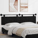 Cap de pat suspendat Pe perete Negru 210 x 55 x 5 cm Catifea - WALTI WALTI
