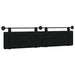 Cap de pat suspendat Pe perete Negru 210 x 55 x 5 cm Catifea - WALTI WALTI