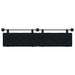 Cap de pat suspendat Pe perete Negru 210 x 55 x 5 cm Catifea - WALTI WALTI