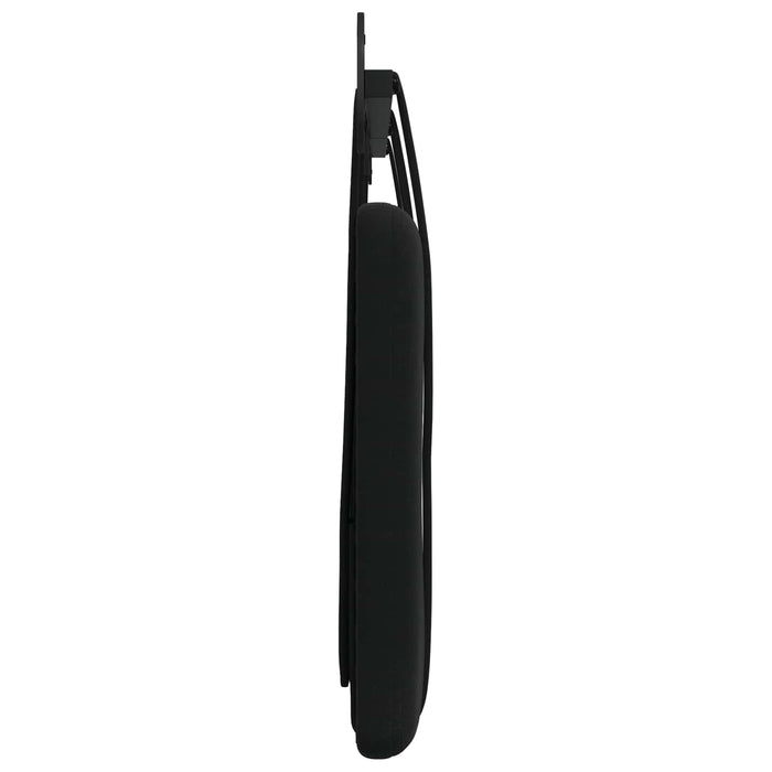 Cap de pat suspendat Pe perete Negru 210 x 55 x 5 cm Catifea - WALTI WALTI
