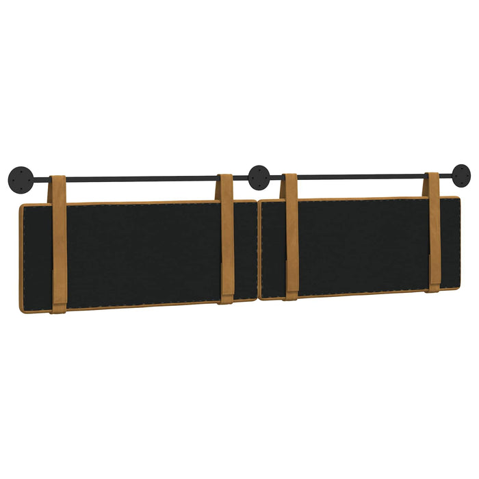 Cap de pat suspendat Pe perete Maro 210 x 55 x 5 cm Catifea - WALTI WALTI