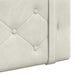 Cap de pat suspendat Pe perete Crem 210 x 55 x 5 cm Catifea - WALTI WALTI