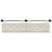 Cap de pat suspendat Pe perete Crem 210 x 55 x 5 cm Catifea - WALTI WALTI