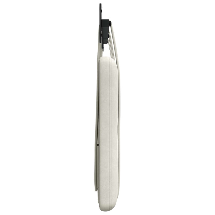 Cap de pat suspendat Pe perete Crem 210 x 55 x 5 cm Catifea - WALTI WALTI