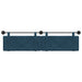 Cap de pat suspendat Pe perete albastru 210 x 55 x 5 cm Catifea - WALTI WALTI