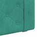 Cap de pat suspendat Pe perete Turcoaz 210 x 55 x 5 cm Catifea - WALTI WALTI