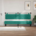 Cap de pat suspendat Pe perete Turcoaz 210 x 55 x 5 cm Catifea - WALTI WALTI