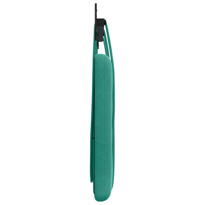 Cap de pat suspendat Pe perete Turcoaz 210 x 55 x 5 cm Catifea - WALTI WALTI