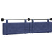 Cap de pat suspendat Albastru Poliție 210 x 55 x 5 cm Catifea - WALTI WALTI