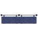 Cap de pat suspendat Albastru Poliție 210 x 55 x 5 cm Catifea - WALTI WALTI