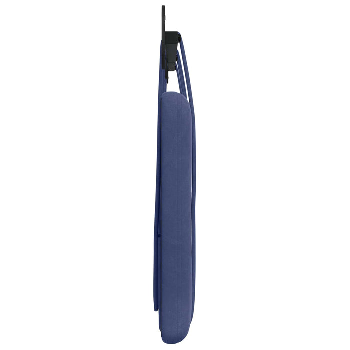 Cap de pat suspendat Albastru Poliție 210 x 55 x 5 cm Catifea - WALTI WALTI