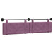 Cap de pat suspendat Pe perete Violet 210 x 55 x 5 cm Catifea - WALTI WALTI