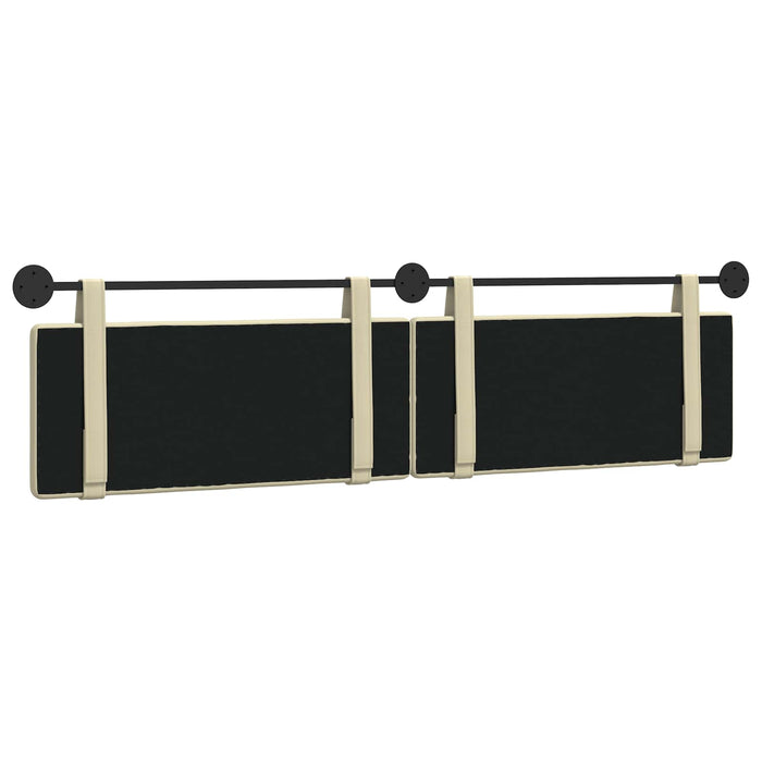 Cap de pat suspendat Crem 210 x 55 x 5 cm Piele artificială - WALTI WALTI