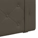 Cap de pat suspendat Gri 210 x 55 x 5 cm Piele artificială - WALTI WALTI