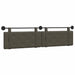Cap de pat suspendat Gri 210 x 55 x 5 cm Piele artificială - WALTI WALTI