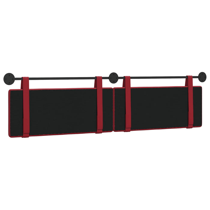 Cap de pat suspendat Roșu Vin 210 x 55 x 5 cm Piele artificială - WALTI WALTI