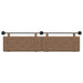 Cap de pat suspendat Pe perete Cappuccino 210 x 55 x 5 cm - WALTI WALTI