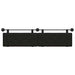 Cap de pat suspendat Negru 210 x 55 x 5 cm Piele artificială - WALTI WALTI