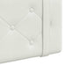Cap de pat suspendat Alb 210 x 55 x 5 cm Piele artificială - WALTI WALTI
