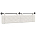 Cap de pat suspendat Alb 210 x 55 x 5 cm Piele artificială - WALTI WALTI