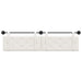 Cap de pat suspendat Alb 210 x 55 x 5 cm Piele artificială - WALTI WALTI