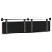 Cap de pat suspendat Pe perete Negru 210 x 55 x 5 cm PU antic - WALTI WALTI