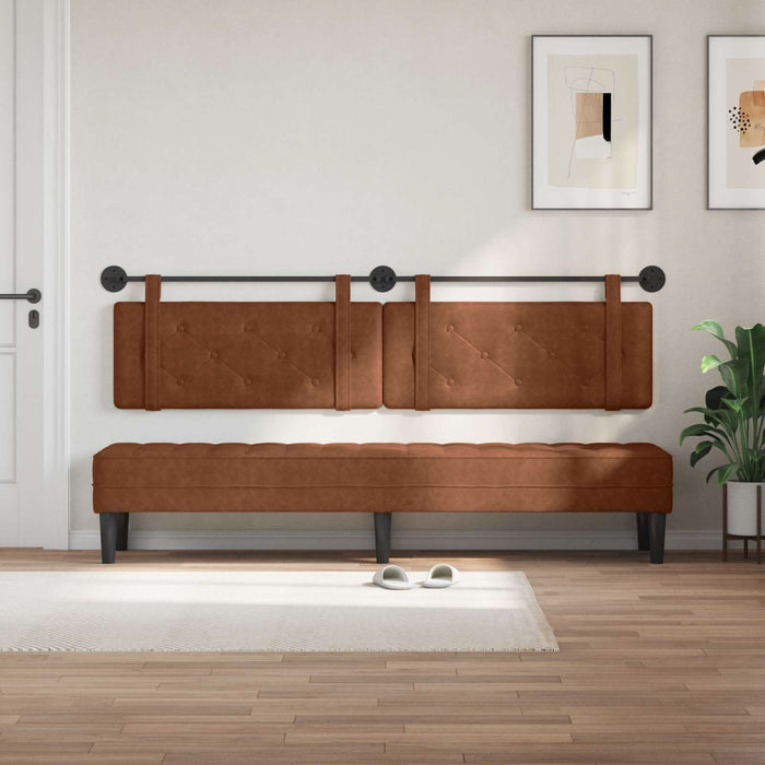 maro Pe perete 2 pcs Maro 200 x 5 x 40 cm Placă de Particule - WALTI WALTI