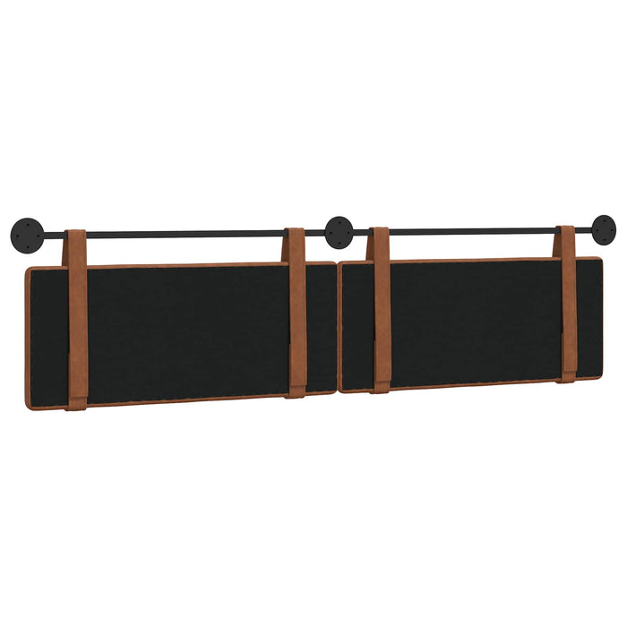 maro Pe perete 2 pcs Maro 200 x 5 x 40 cm Placă de Particule - WALTI WALTI
