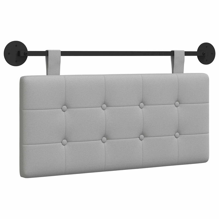 Cap de pat suspendat Gri nori 100 x 55 x 5 cm țesătură - WALTI WALTI