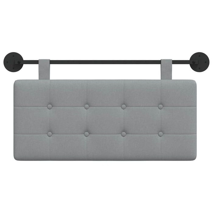 Cap de pat suspendat Gri deschis 100 x 55 x 5 cm țesătură - WALTI WALTI