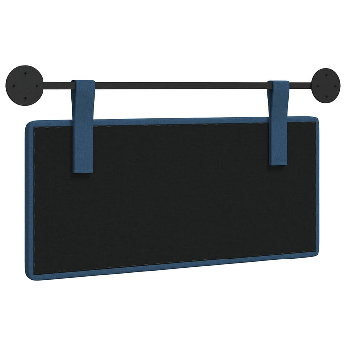 Cap de pat suspendat albastru 100 x 55 x 5 cm țesătură - WALTI WALTI