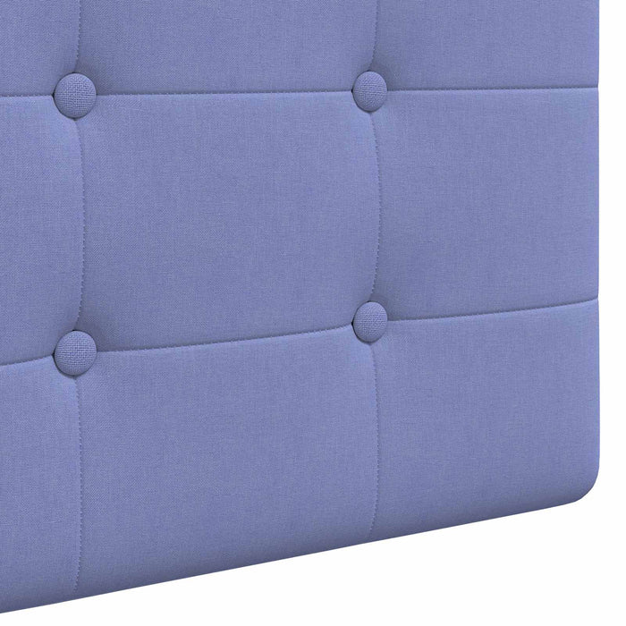 Cap de pat suspendat Albastru Jeans 100 x 55 x 5 cm țesătură - WALTI WALTI