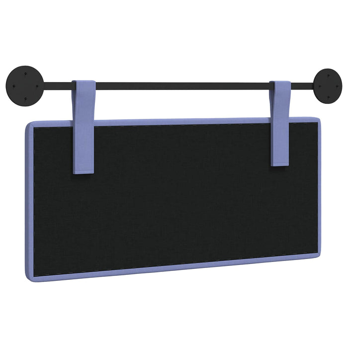 Cap de pat suspendat Albastru Jeans 100 x 55 x 5 cm țesătură - WALTI WALTI