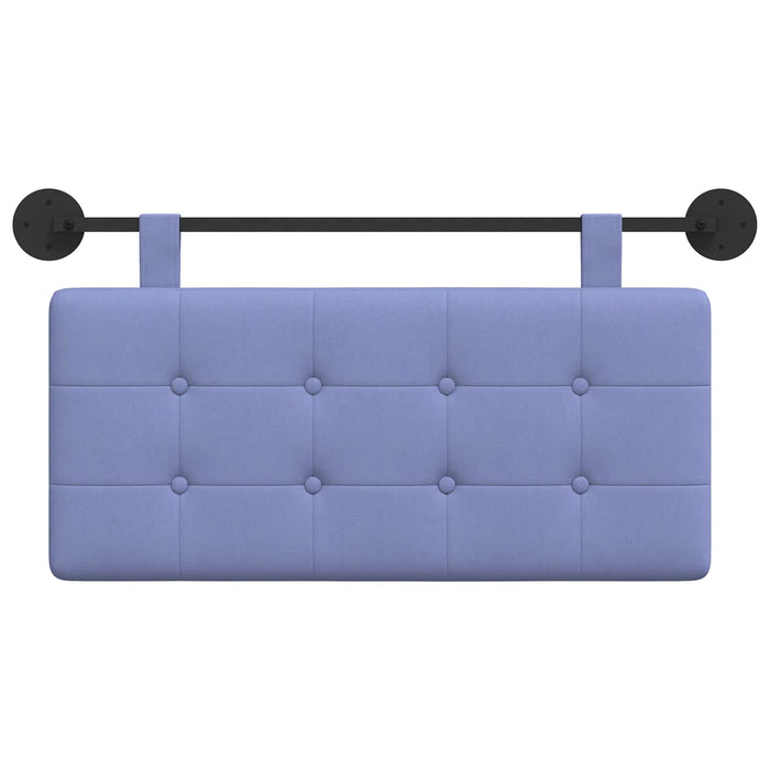 Cap de pat suspendat Albastru Jeans 100 x 55 x 5 cm țesătură - WALTI WALTI