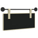 Cap de pat suspendat Crem 100 x 55 x 5 cm Piele artificială - WALTI WALTI