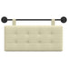 Cap de pat suspendat Crem 100 x 55 x 5 cm Piele artificială - WALTI WALTI