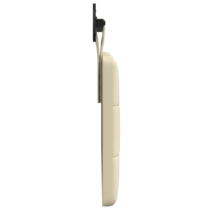 Cap de pat suspendat Crem 100 x 55 x 5 cm Piele artificială - WALTI WALTI