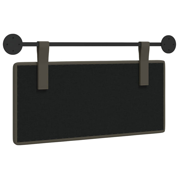 Cap de pat suspendat Gri 100 x 55 x 5 cm Piele artificială - WALTI WALTI