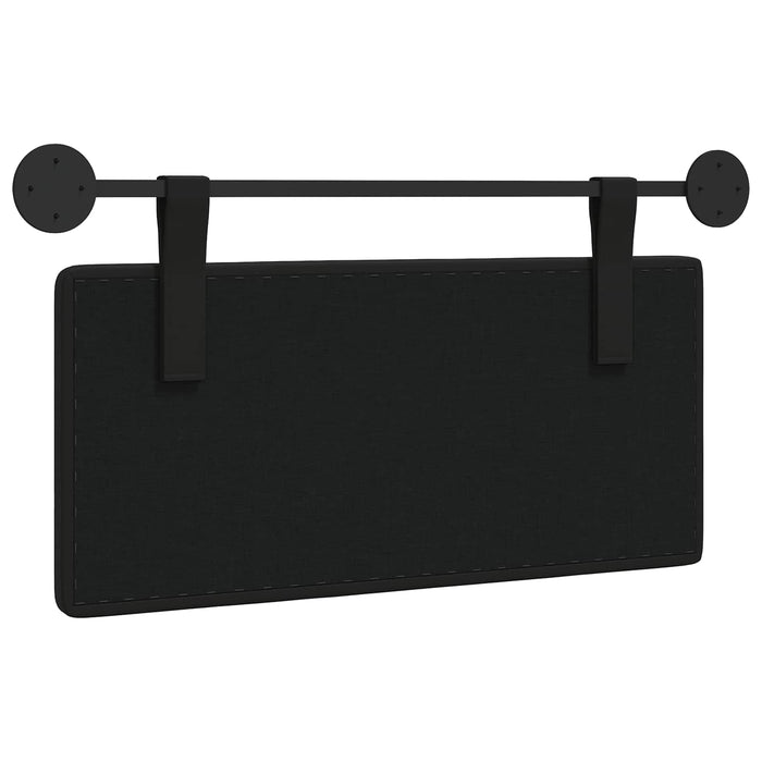 Cap de pat suspendat Negru 100 x 55 x 5 cm Piele artificială - WALTI WALTI