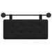Cap de pat suspendat Negru 100 x 55 x 5 cm Piele artificială - WALTI WALTI