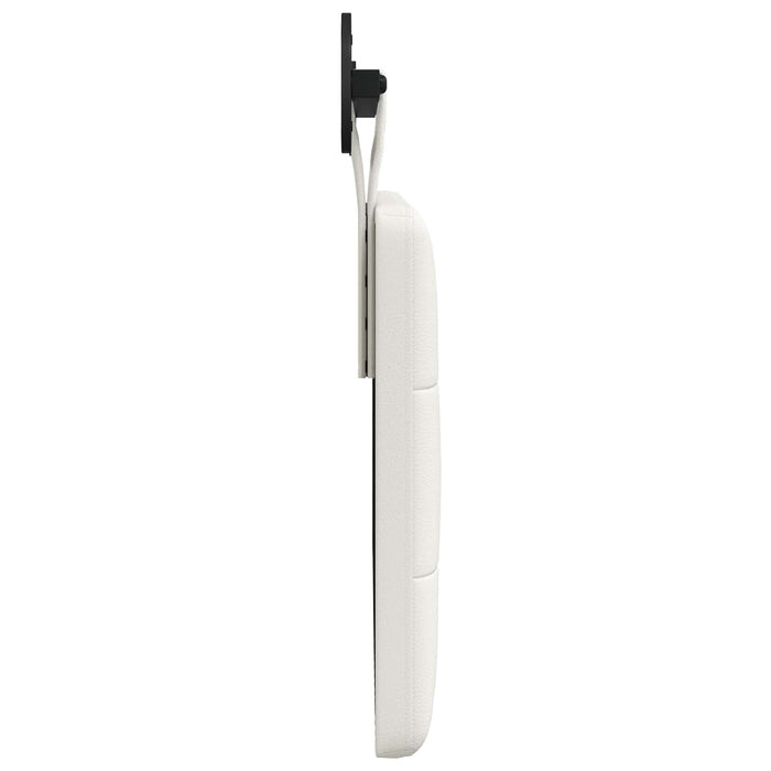 Cap de pat suspendat Alb 100 x 55 x 5 cm Piele artificială - WALTI WALTI