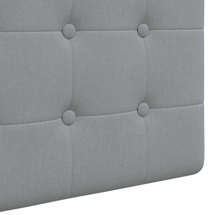 Cap de pat suspendat Pe perete Gri deschis 150 x 55 x 5 cm - WALTI WALTI