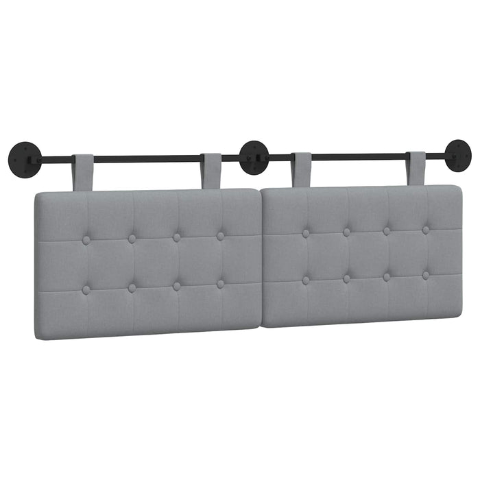 Cap de pat suspendat Pe perete Gri deschis 150 x 55 x 5 cm - WALTI WALTI