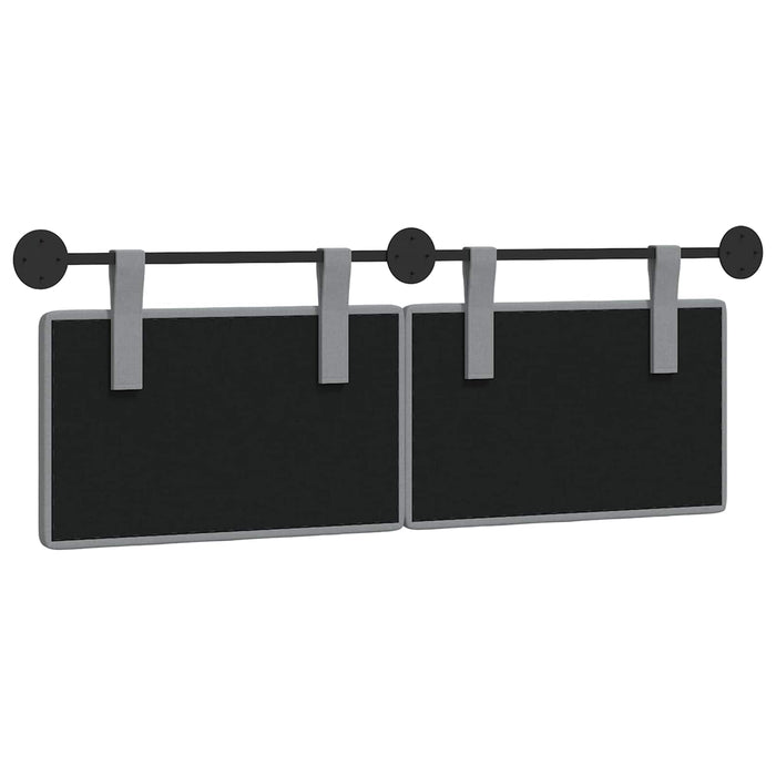 Cap de pat suspendat Pe perete Gri deschis 150 x 55 x 5 cm - WALTI WALTI